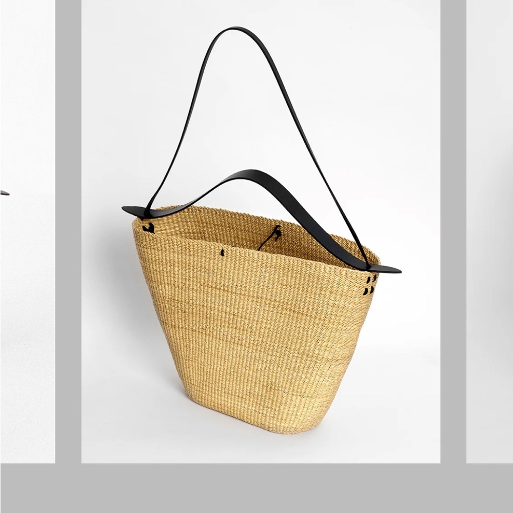 Ines Bressand rafia bag